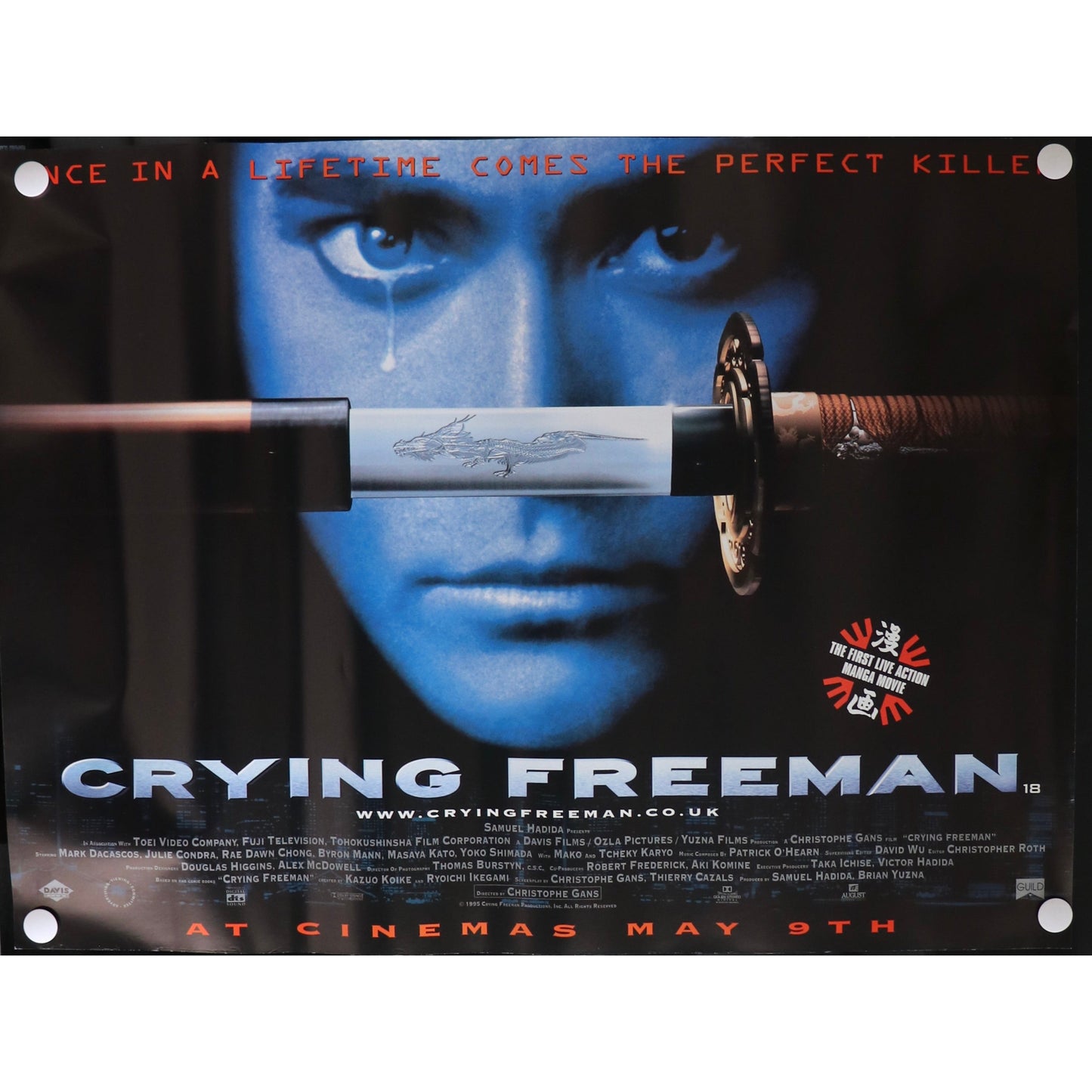 Crying Freeman (1995) Film Poster