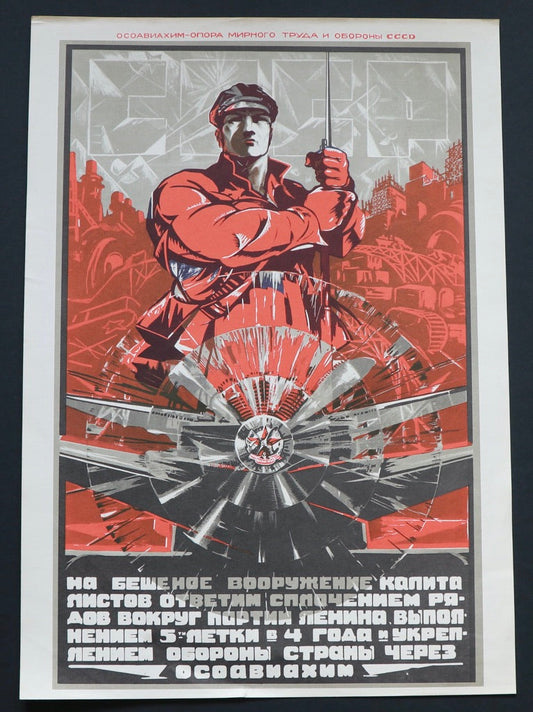 Osoaviakhim Is the Fulcrum of Peaceful Labour and the Defence of the Soviet Union (1930)