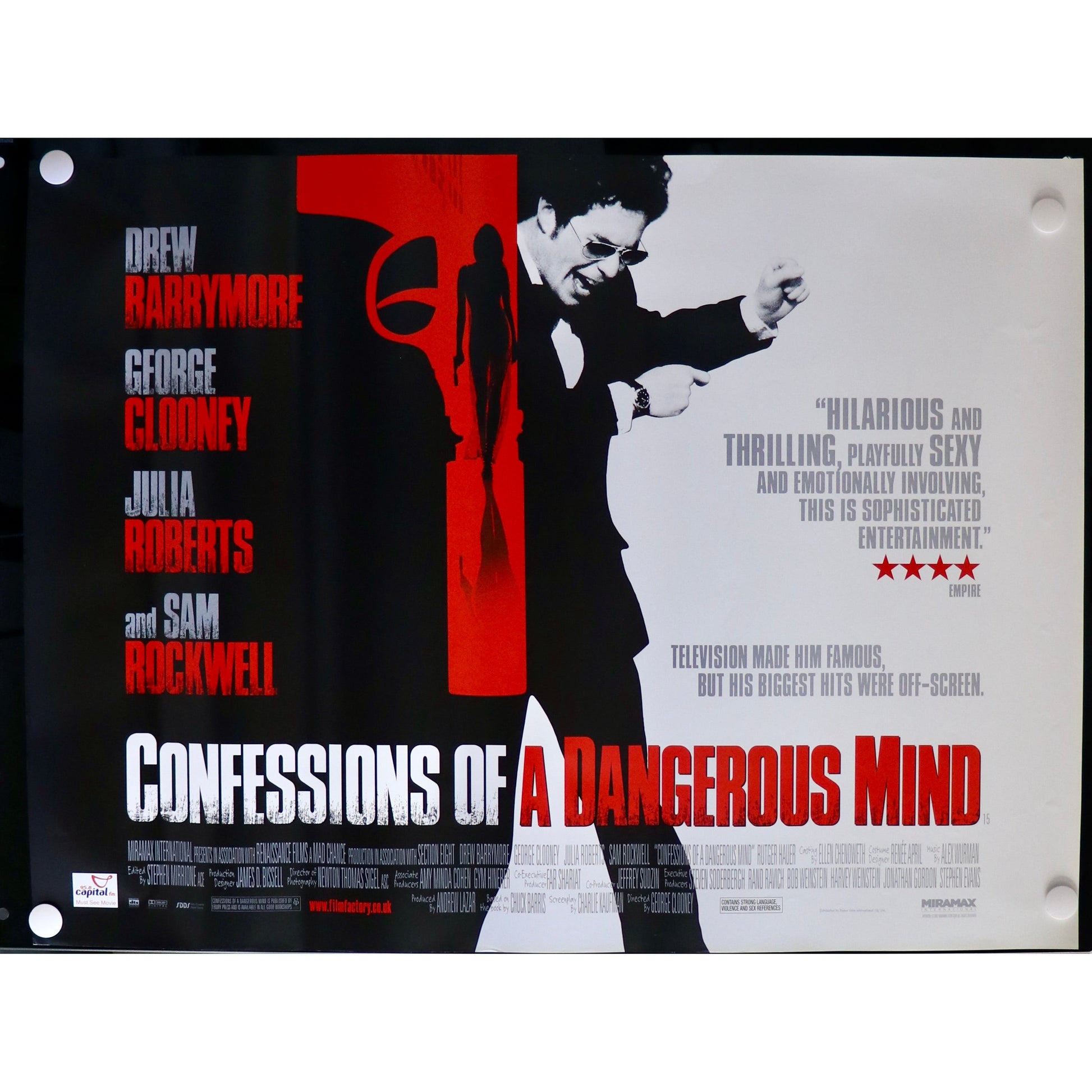 Confessions of a Dangerous Mind (2002) Posters, Prints, & Visual Artwork