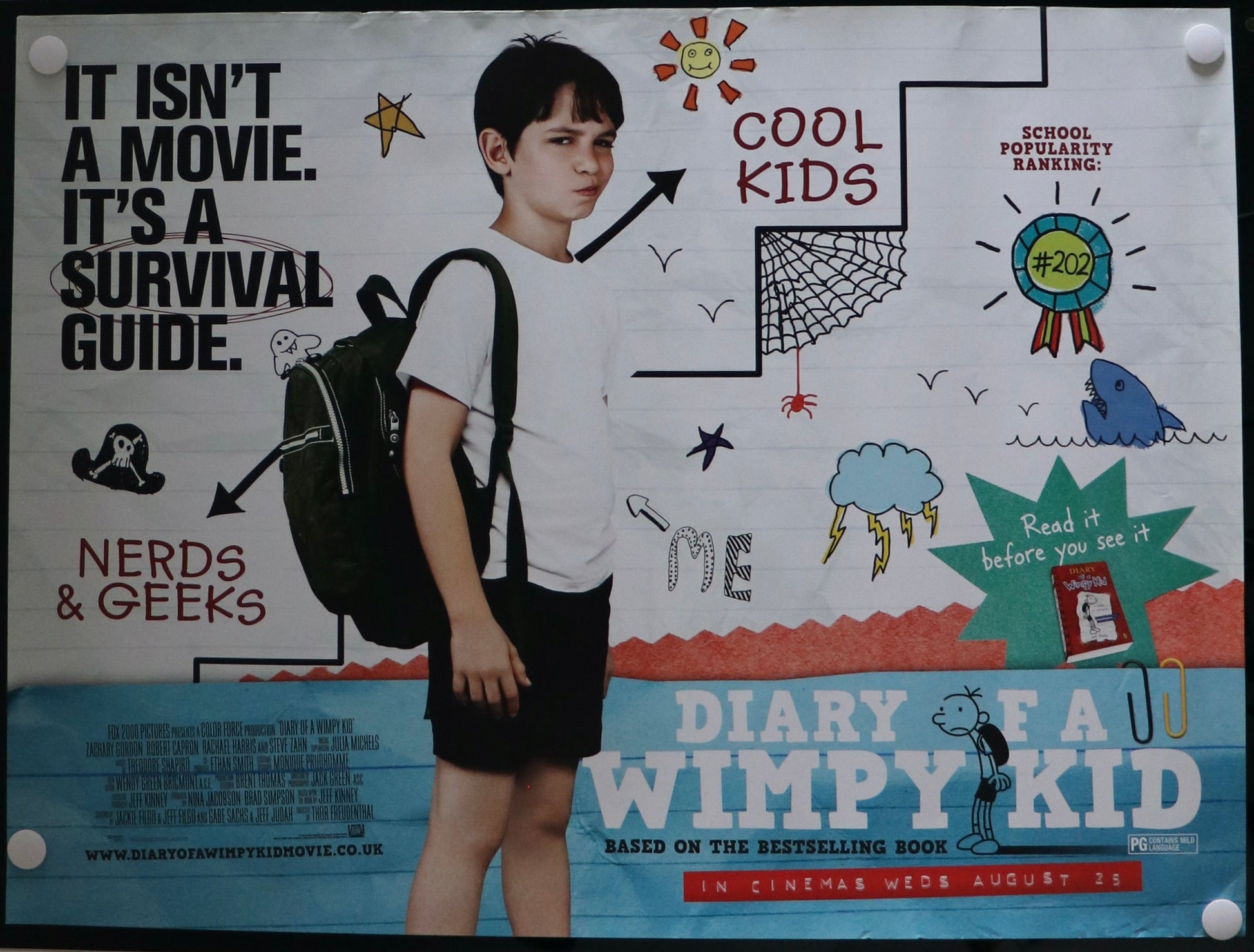 Diary of a Wimpy Kid (2010) Posters, Prints, & Visual Artwork